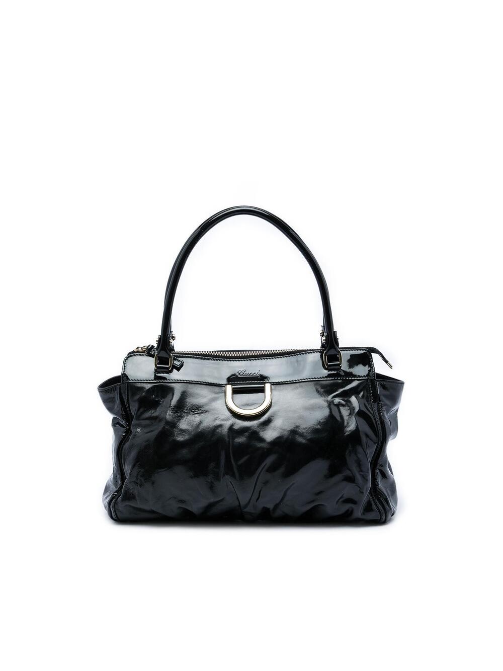 Gucci Patent Abbey D Ring Tote Pre- #369814G50B
